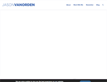Tablet Screenshot of jasonvanorden.com